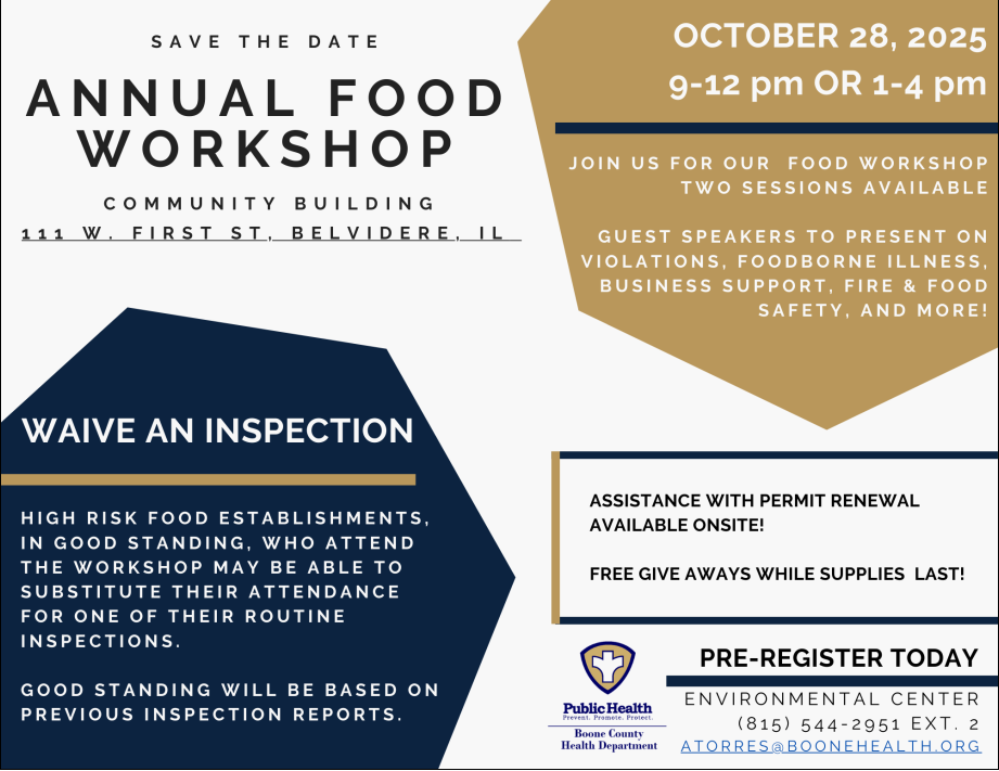 Annual Food Workshop Photo - Click Here to See
